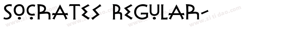 Socrates Regular字体转换